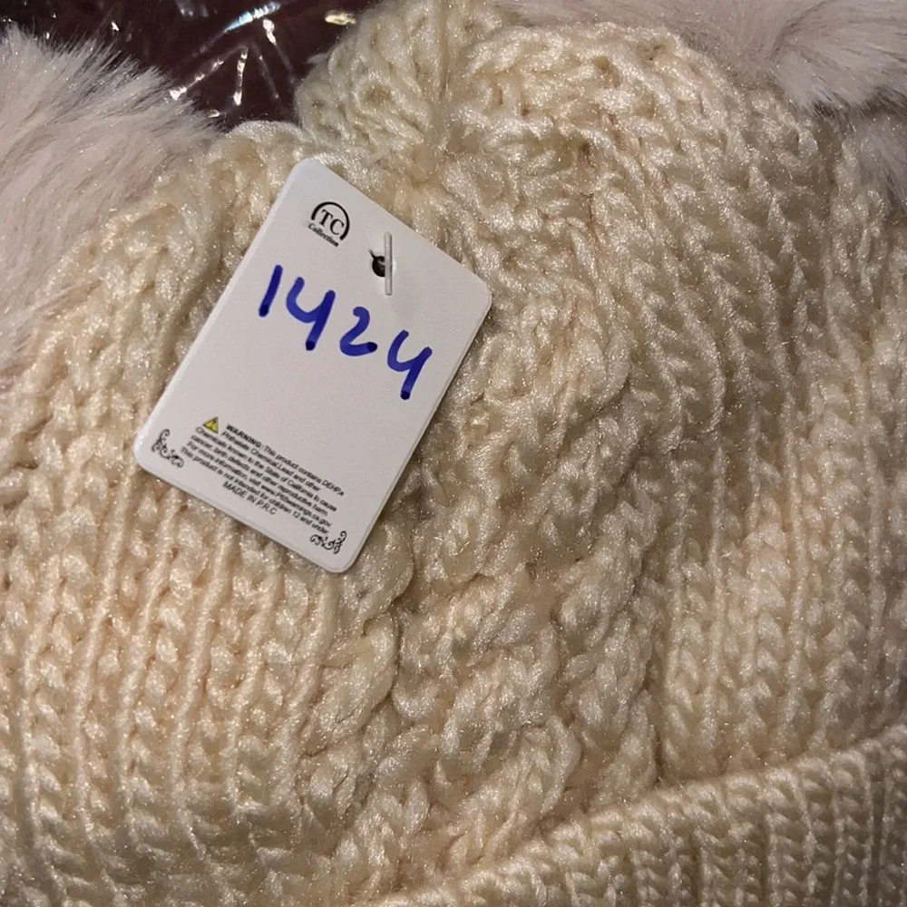 Kids‎ soft Tone Double Pom beanie